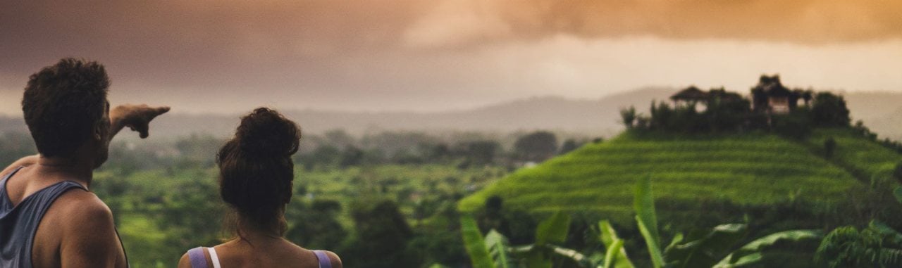 bali mountains and jungle